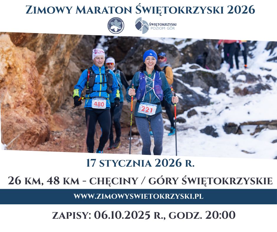 Zimowy Maraton Świętokrzyski 2026 – start zapisów!